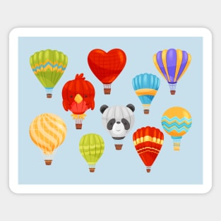 hot air balloon collection Magnet